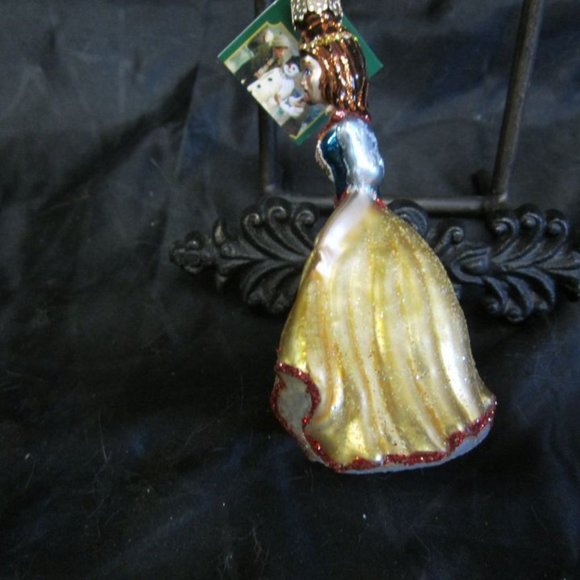 MERCK FAMILY'S OLD WORLD CHRISTMAS PRINCESS GLASS ORNAMENT WITH TAG - Picture 3 of 8